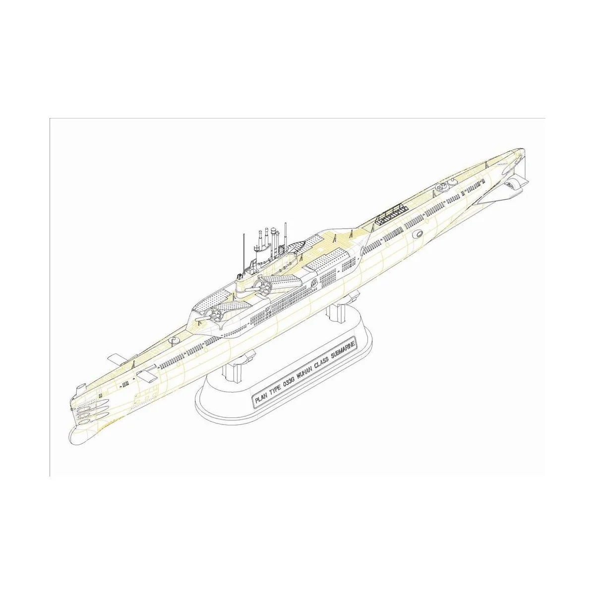 PLA Navy Type 033G Wuhan Class, 1/350 - Hobby Boss 83516