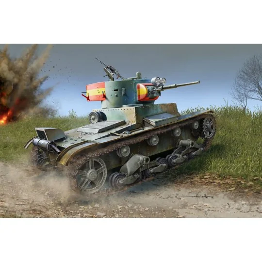 Soviet T-26 Light Infantry Tank Mod.1936, 1/35 - Hobby Boss 83810