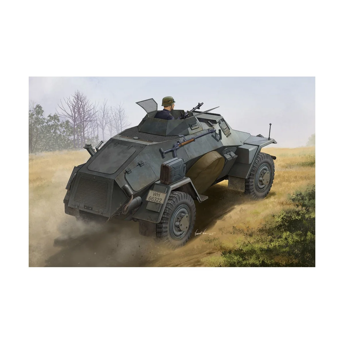 German Sd.Kfz.221 Leichter Panzerspahwag, 1/35 - Hobby Boss 83811