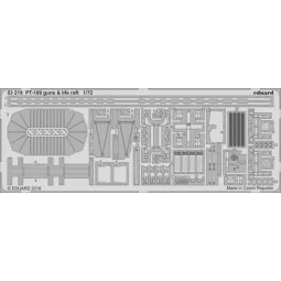 PT-109 guns & life raft for Revell, 1/72 - Eduard Accessories 53219