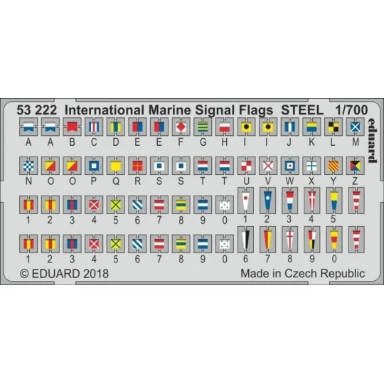 International Marine Signal Flags STEEL, 1/700 - Eduard Accessories... International Marine Signal Flags STEEL, 1/700 - Eduard Accessories...