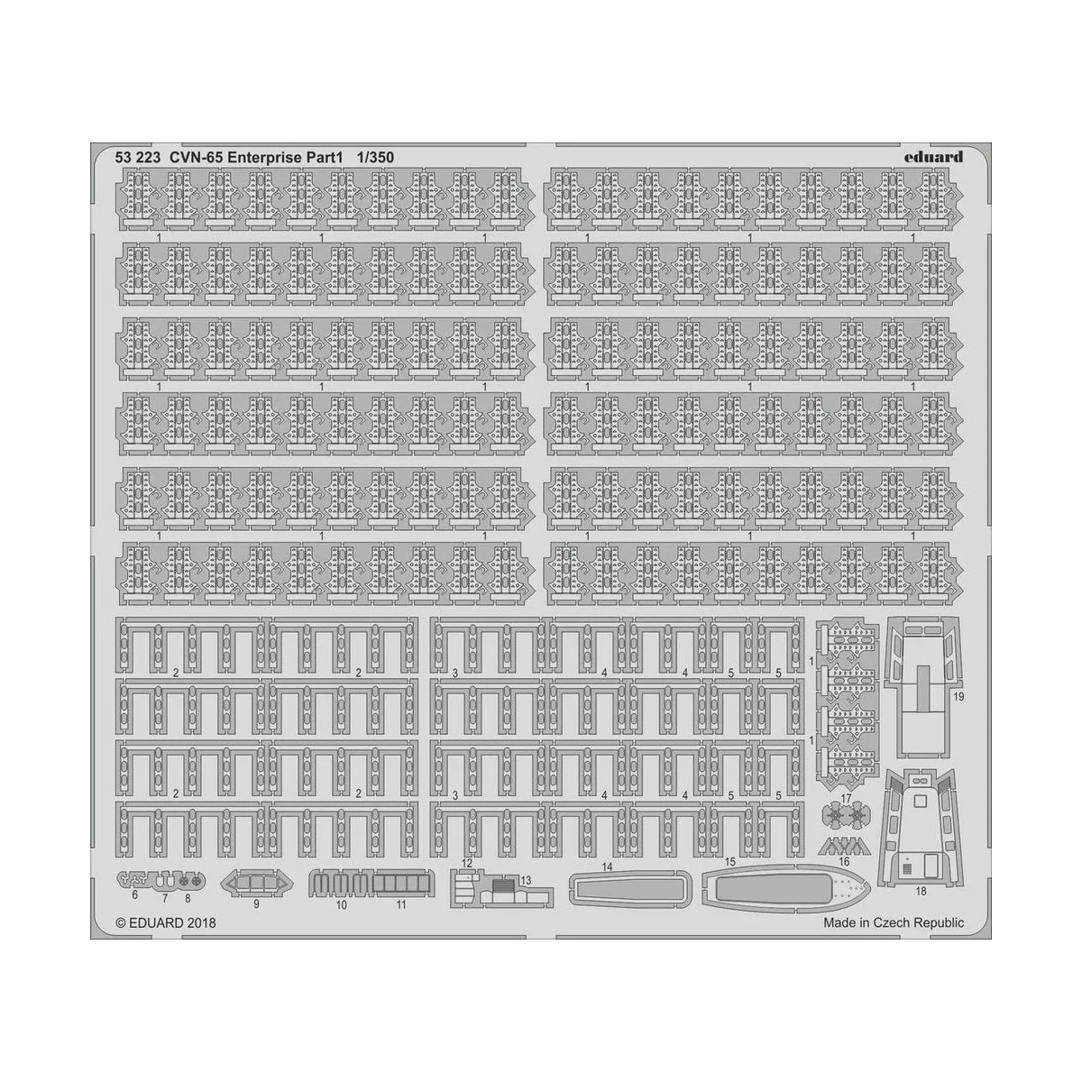 CVN-65 Enterprise pt.1 for Tamiya, 1/350 - Eduard Accessories 53223 CVN-65 Enterprise pt.1 for Tamiya, 1/350 - Eduard Accessories 53223