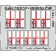 Royal Navy ensign flag WWII STEEL - Eduard Accessories 53226