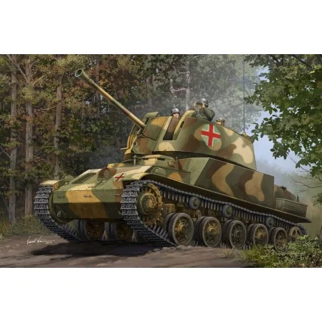 Hungarian 40M Nimrod Anti-Aircraft Gun, 1/35 - Hobby Boss 83829