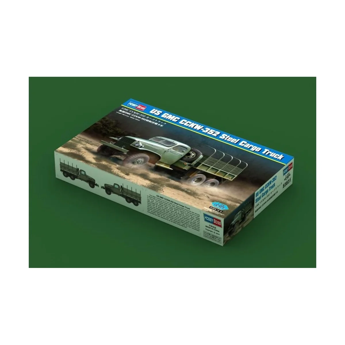 US GMC CCKW-352 Steel Cargo Truck, 1/35 - Hobby Boss 83831