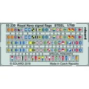 Royal Navy signal flags STEEL, 1/700 - Eduard Accessories 53230
