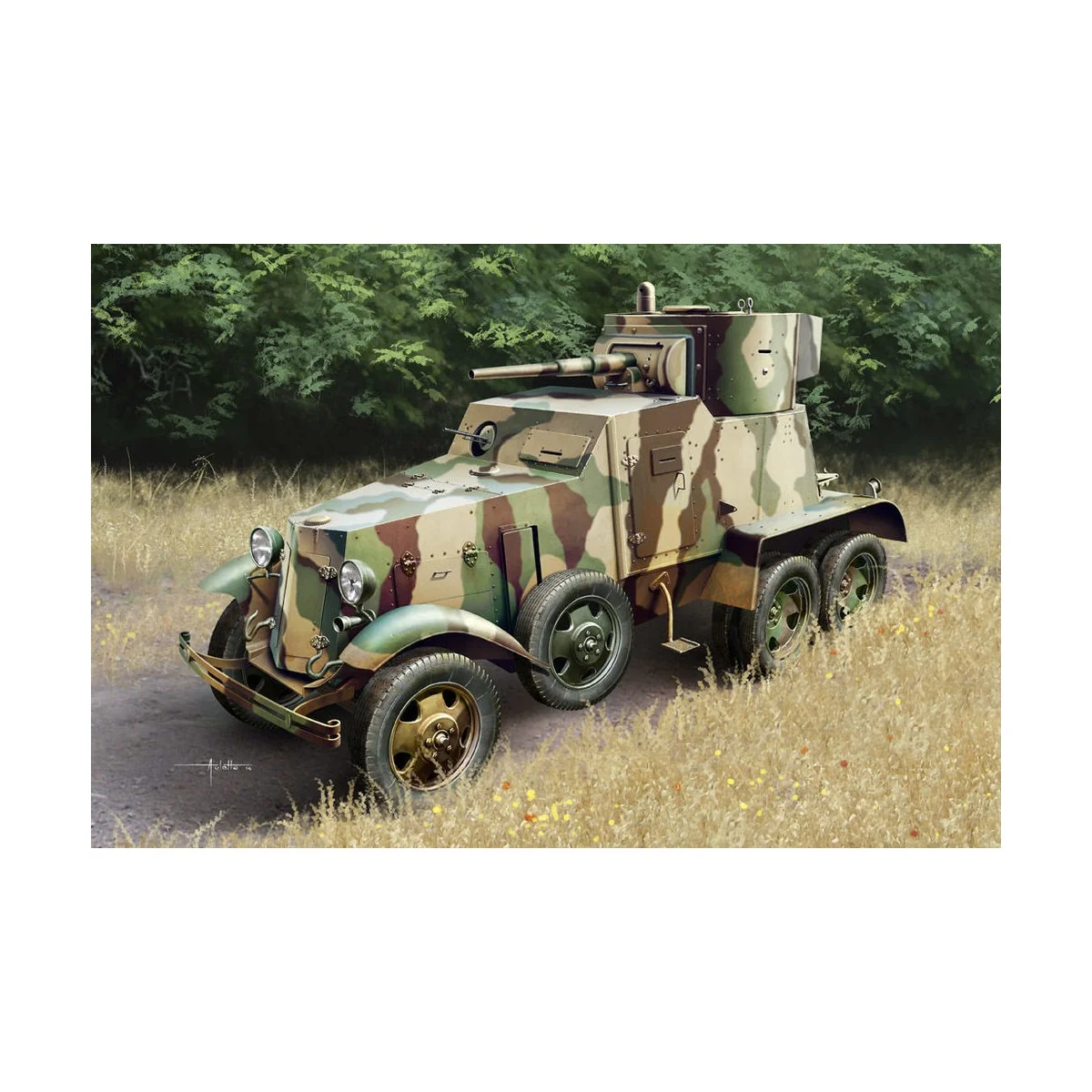 Soviet BA-6 Armor Car, 1/35 - Hobby Boss 83839