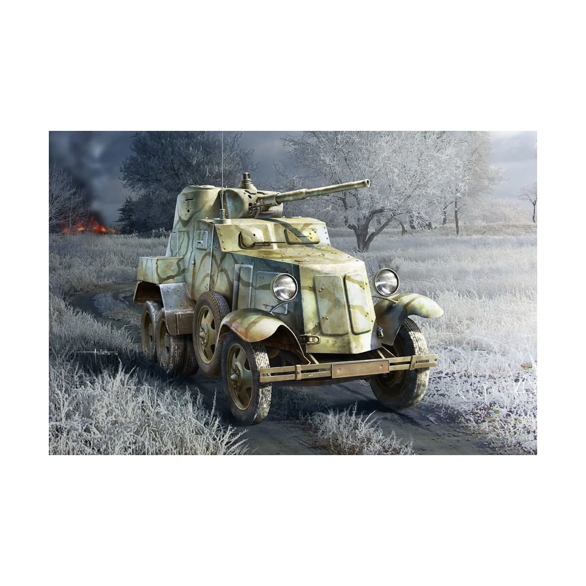 Soviet BA-10 Armor Car, 1/35 - Hobby Boss 83840