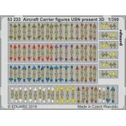 Aircraft Carrier figures USN present 3D - Eduard Accessories 53233