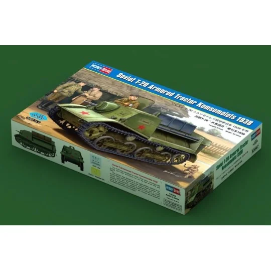 Soviet T-20 Armored Tractor Komsomolets 1938, 1/35 - Hobby Boss 83847