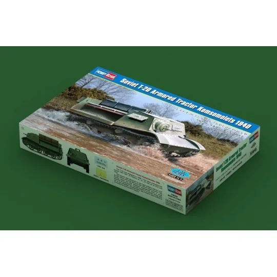Soviet T-20 Armored Tractor Komsomolets 1940, 1/35 - Hobby Boss 83848