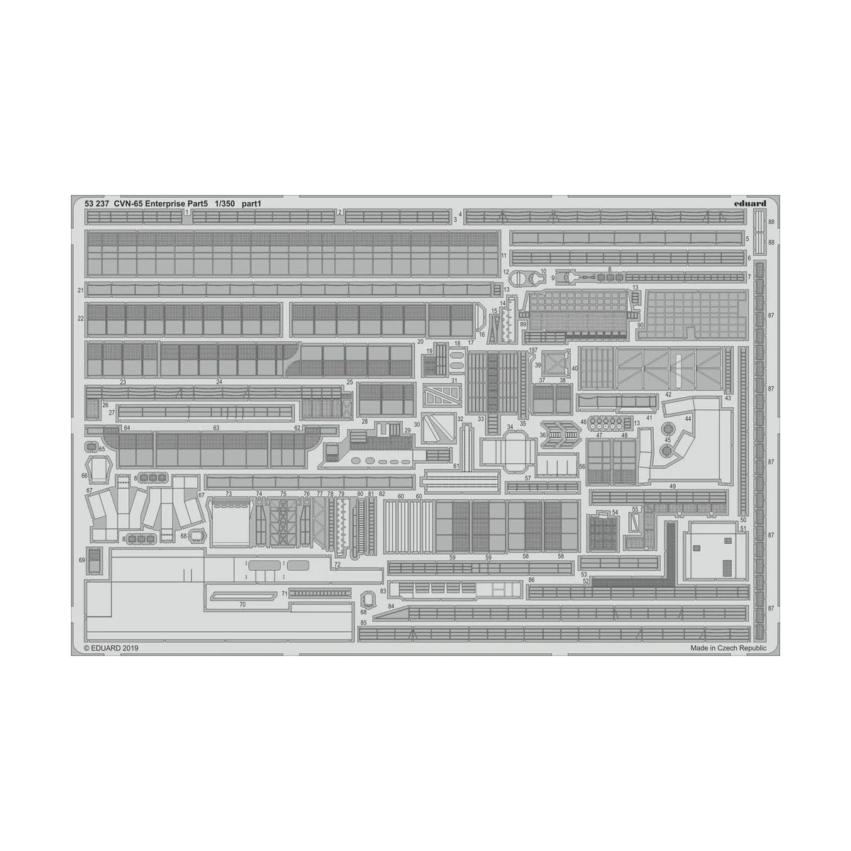 CVN-65 Enterprise pt.5 for Tamiya, 1/350 - Eduard Accessories 53237 CVN-65 Enterprise pt.5 for Tamiya, 1/350 - Eduard Accessories 53237