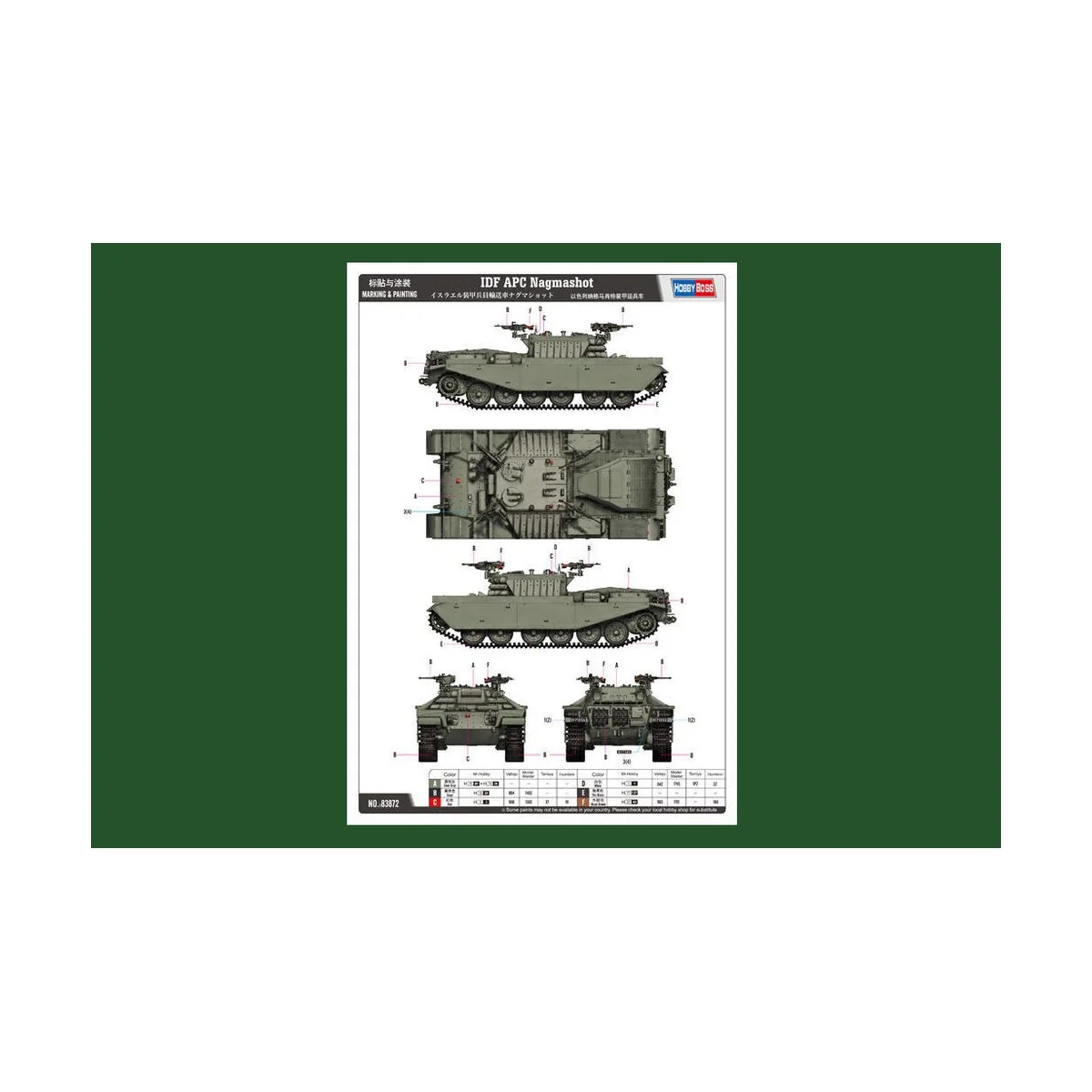 IDF APC Nagmashot, 1/35 - Hobby Boss 83872