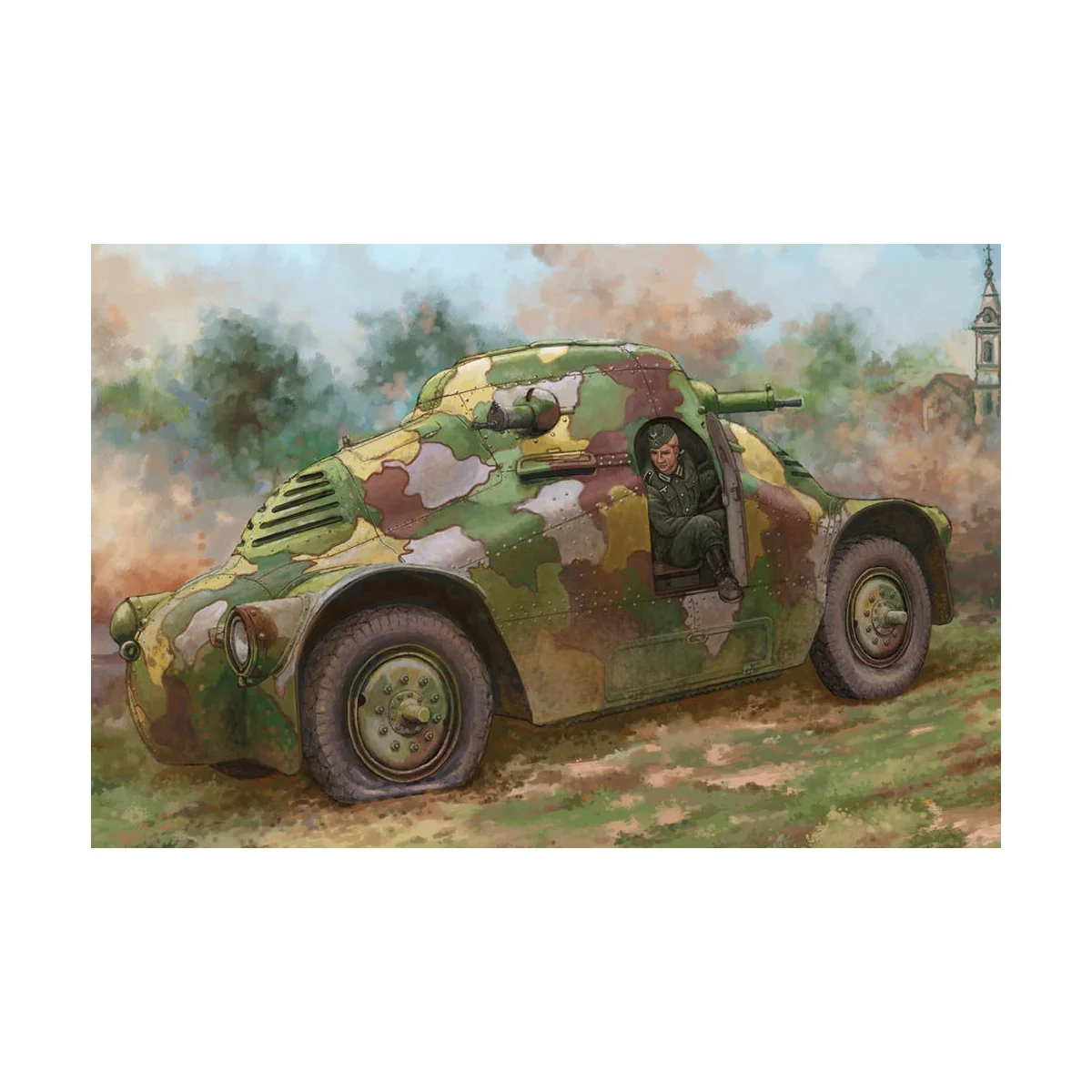 Skoda PA-2 Turtle, 1/35 - Hobby Boss 83888