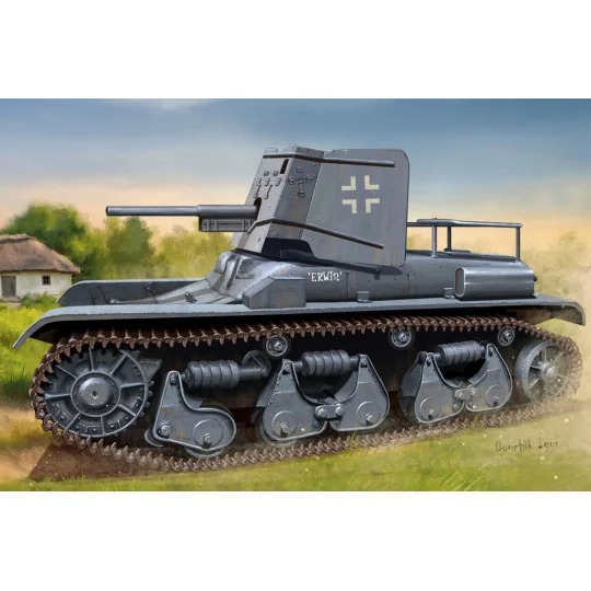 German 3.7cm Pak 35/36 auf Pz.Kpfw 35R(f), 1/35 - Hobby Boss 83895