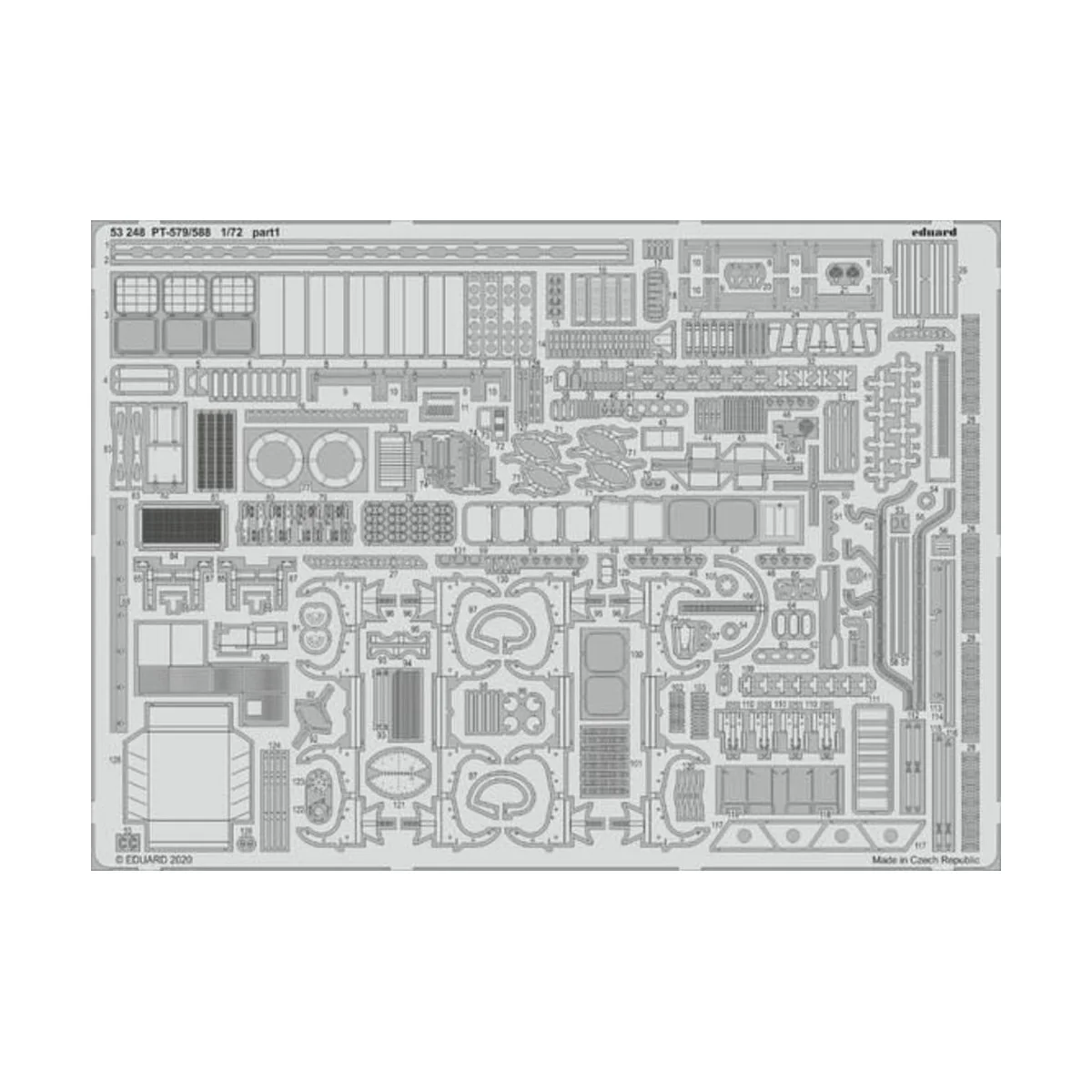 PT-579/588 for Revell, 1/72 - Eduard Accessories 53248