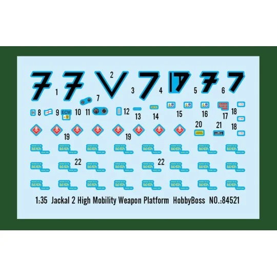 Jackal 2 High Mobility Weapon Platform, 1/35 - Hobby Boss 84521