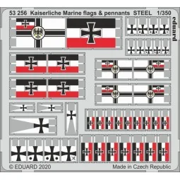 Kaiserlische Marine flags & pennants STEEL - Eduard Accessories 53256