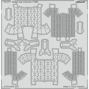 Akagi rear columns, for HASEGAWA - Eduard Accessories 53277
