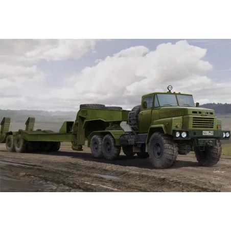 Russian KrAZ-260B Tractor with CMAZ/ChMZAP-5247G semitrailer, 1/35 ...