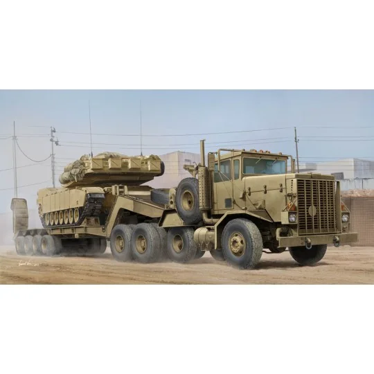 M911 C-HET w/m747 Heavy Equipment Semi- Trailer, 1/35 - Hobby Boss ...