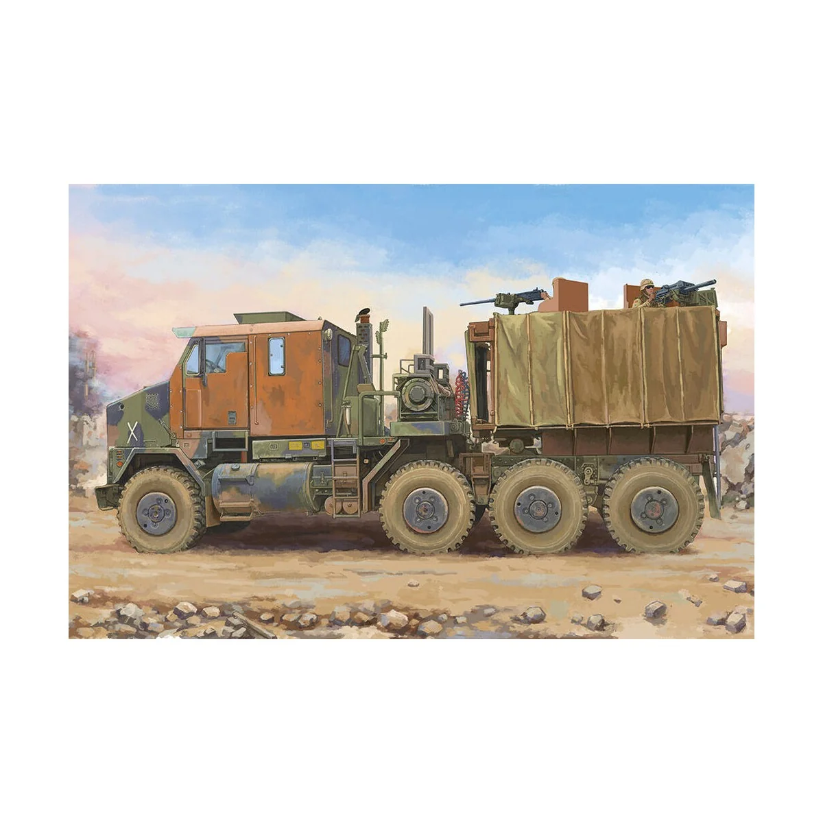 M1070 Gun Truck, 1/35 - Hobby Boss 85525