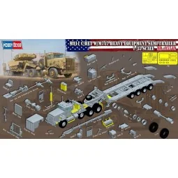 M911 C-HET w/m747 Heavy Equipment Semi- Trailer, 1/35 - Hobby Boss ... 2