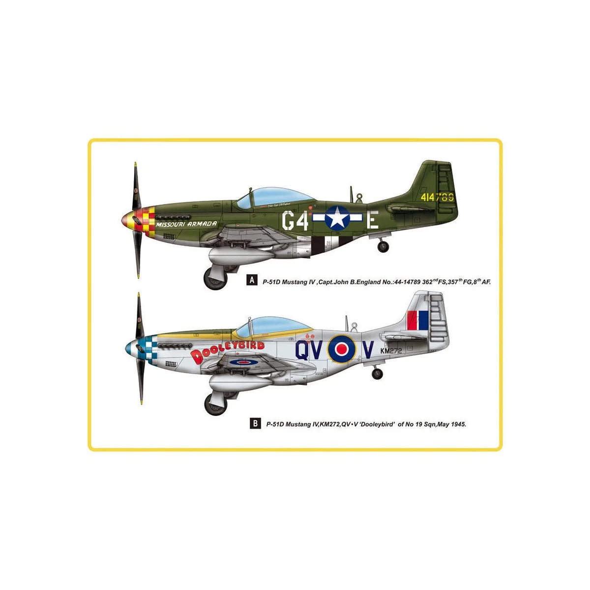 P-51D Mustang IV Fighter, 1/48 - Hobby Boss 85802