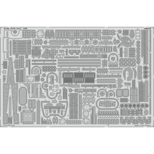 Tirpitz part 2 1/350 - Eduard Accessories 53280