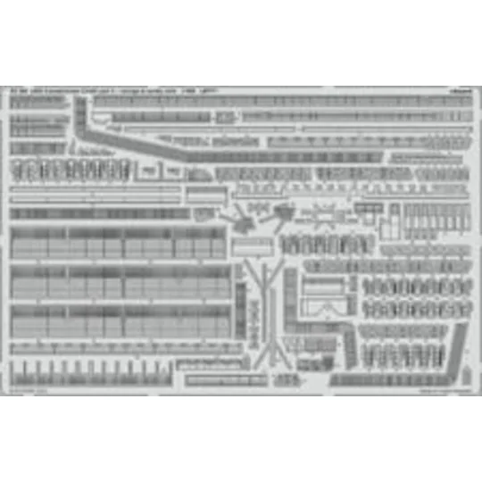 USS Constellation CV-64 part 3 - railings & safety nets, 1/350 - Ed...