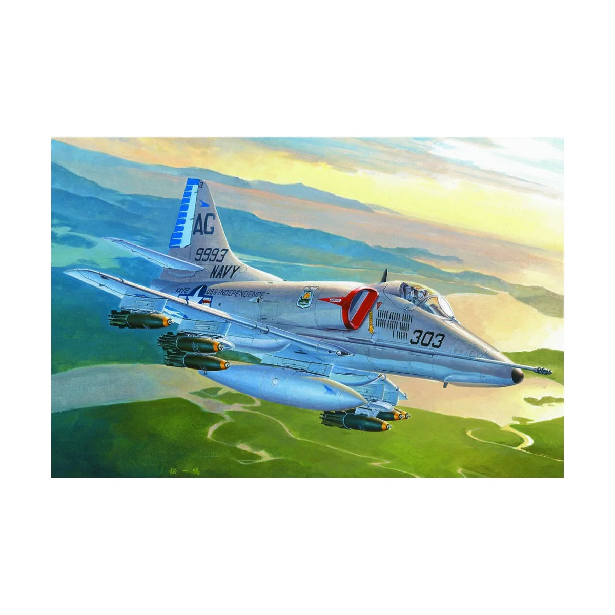 A-4E Sky Hawk, 1/72 - Hobby Boss 87254