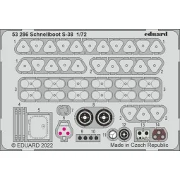 Schnellboot S-38 for FORE HOBBY, 1/72 - Eduard Accessories 53286