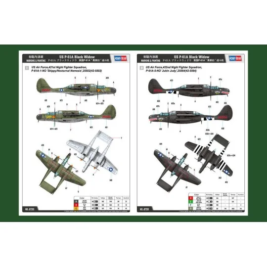 US P-61A Black Widow, 1/72 - Hobby Boss 87261