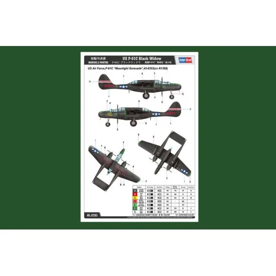 US P-61C Black Widow, 1/72 - Hobby Boss 87263