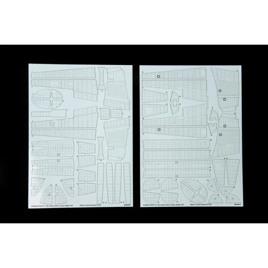 P-38J raised rivets & surface details for TAMIYA, 1/48 - Eduard Acc...