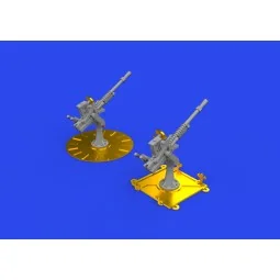 IJN Type 96 25mm AA gun (single) PRINT, 1/350 - Eduard Accessories ... 2