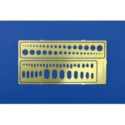 Kreise und Ovale Gravierschablone, 1/72 - Eduard Accessories 00001 2