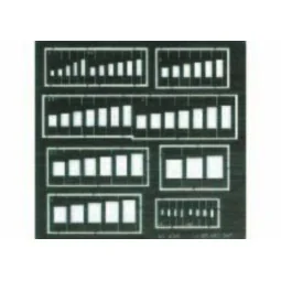 Rechtecke Gravierschablone, 1/72 - Eduard Accessories 00005