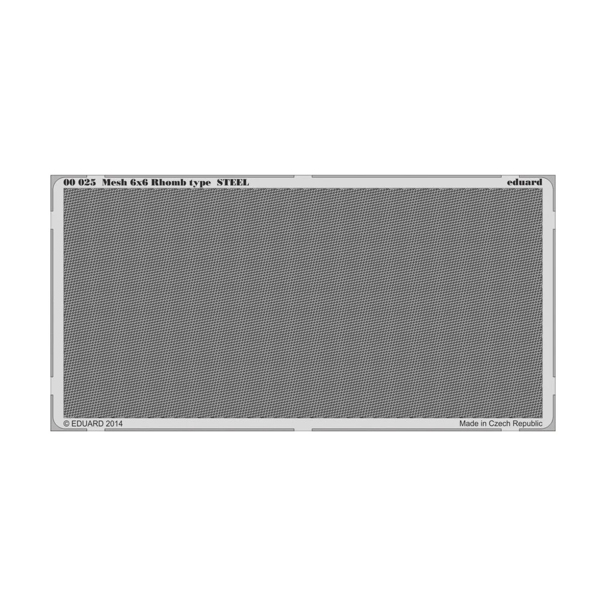 Mesh 6x6 Rhomb type STEEL - Eduard Accessories 00025