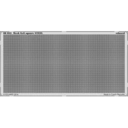 Mesh 6x6 square STEEL - Eduard Accessories 00033