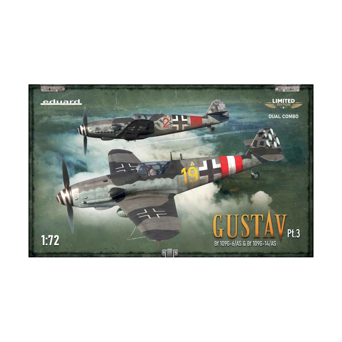 GUSTAV Pt. 3 DUAL COM EDUARD-LIMITED, 1/72 - Eduard Plastic Kits 2150