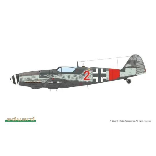 GUSTAV Pt. 3 DUAL COM EDUARD-LIMITED, 1/72 - Eduard Plastic Kits 2150