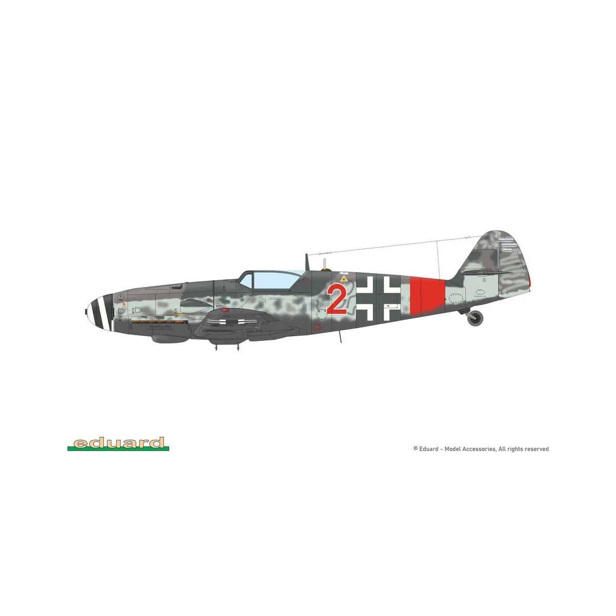 GUSTAV Pt. 3 DUAL COM EDUARD-LIMITED, 1/72 - Eduard Plastic Kits 2150
