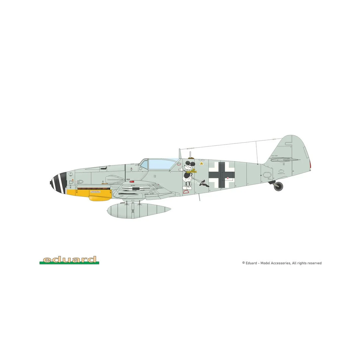 GUSTAV Pt. 3 DUAL COM EDUARD-LIMITED, 1/72 - Eduard Plastic Kits 2150