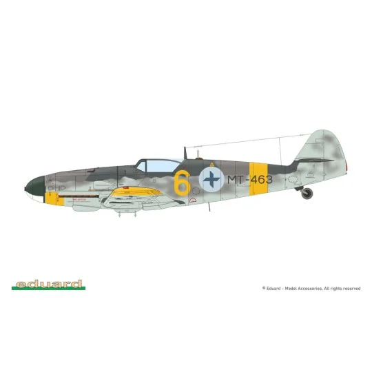 GUSTAV Pt. 3 DUAL COM EDUARD-LIMITED, 1/72 - Eduard Plastic Kits 2150
