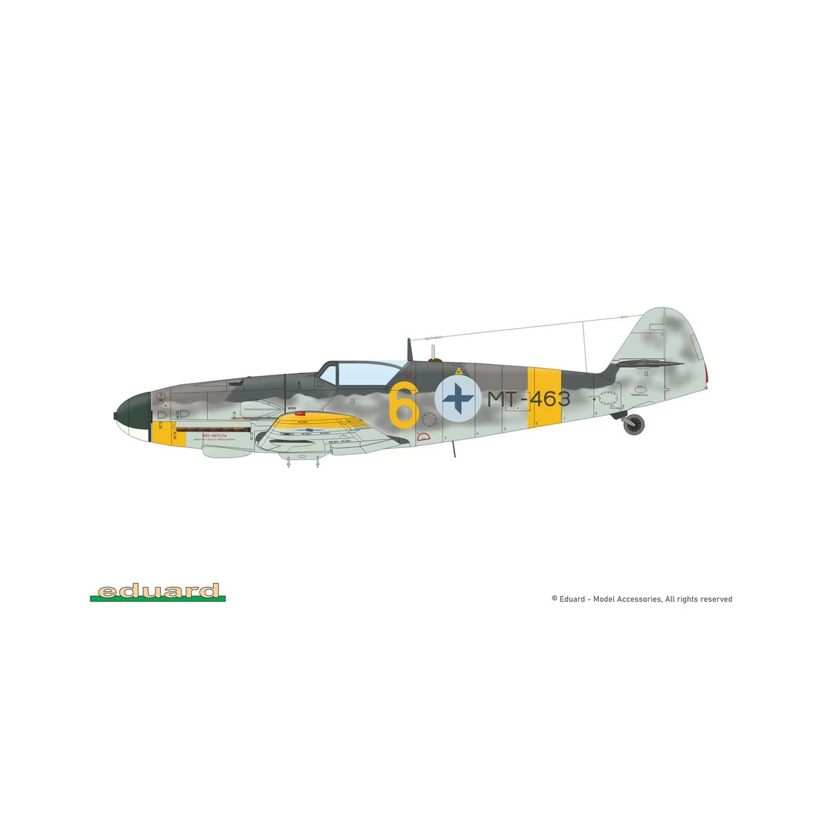 GUSTAV Pt. 3 DUAL COM EDUARD-LIMITED, 1/72 - Eduard Plastic Kits 2150