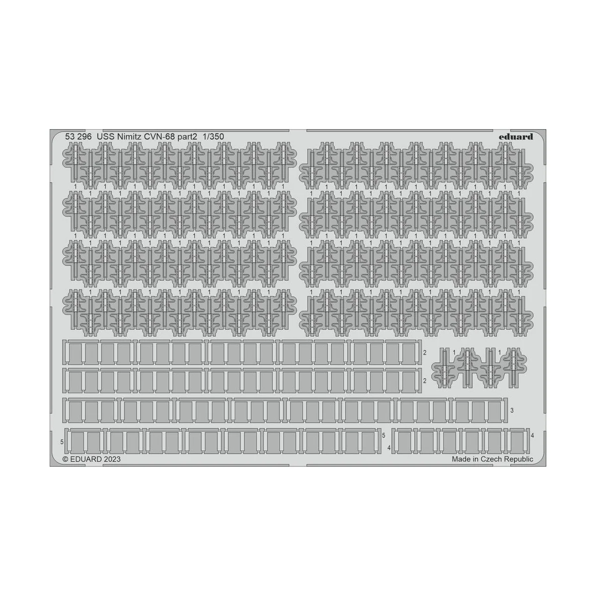 USS Nimitz CVN-68 part 2 1/350 TRUMPETER, 1/350 - Eduard Accessorie...
