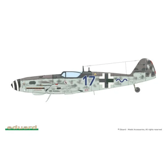 GUSTAV Pt. 3 DUAL COM EDUARD-LIMITED, 1/72 - Eduard Plastic Kits 2150