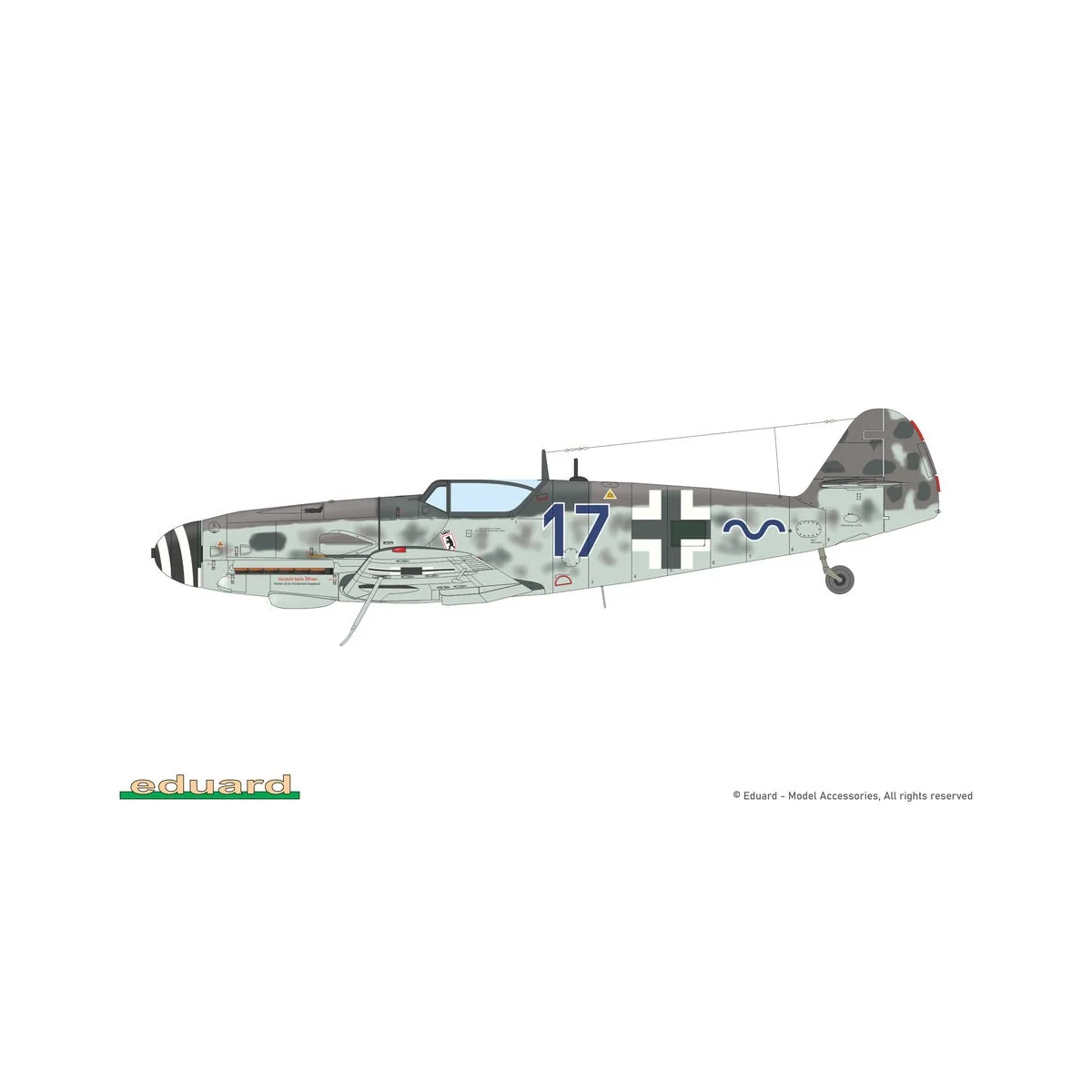 GUSTAV Pt. 3 DUAL COM EDUARD-LIMITED, 1/72 - Eduard Plastic Kits 2150