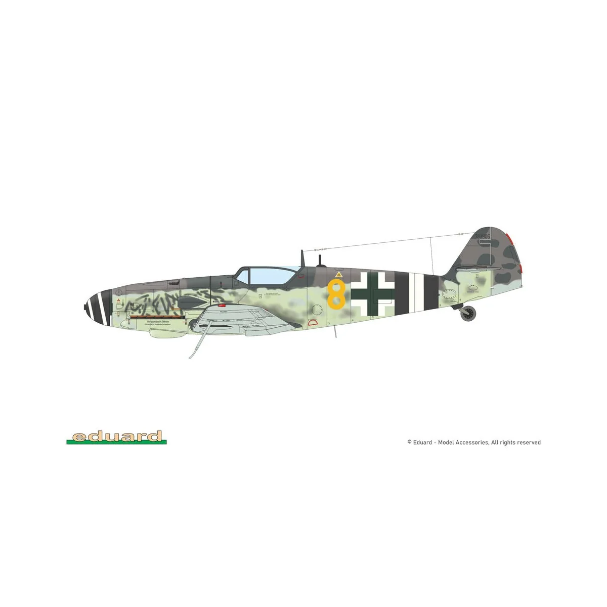 GUSTAV Pt. 3 DUAL COM EDUARD-LIMITED, 1/72 - Eduard Plastic Kits 2150